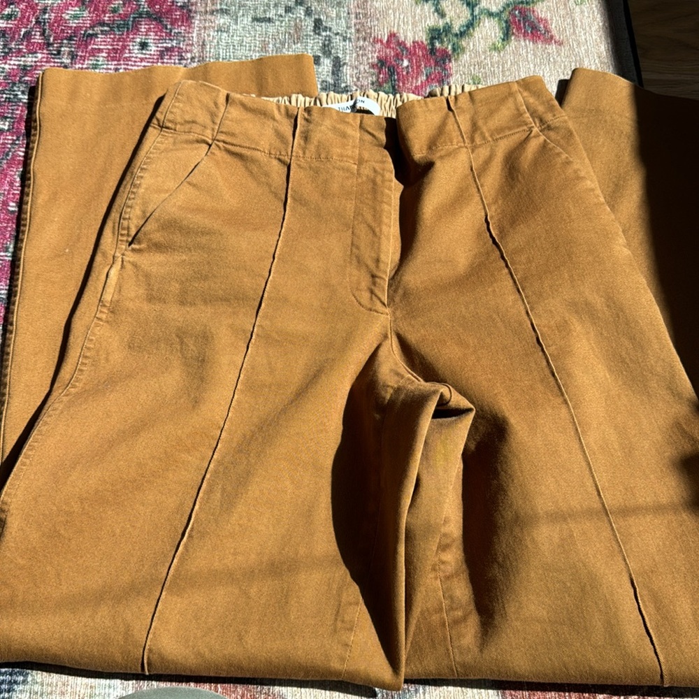 Thakoon Tan Wide Leg Pants